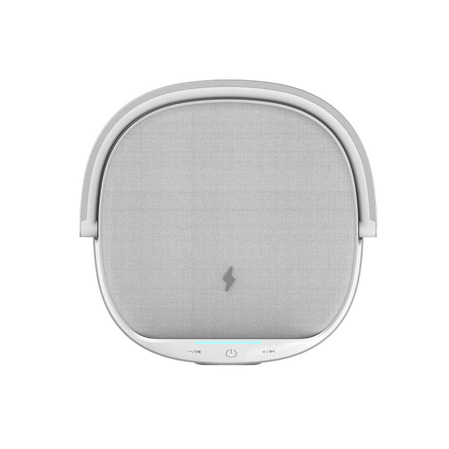 Wiwu Y1 Gece Lambalı Ve Kablosuz Şarj Standlı Bluetooth Speaker Hoparlör - 1 Wiwu Y1 Gece Lambalı Ve Kablosuz Şarj Standlı Bluetooth Speaker Hoparlör - 1